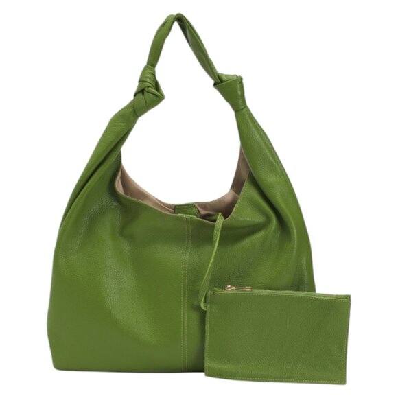 VIOLA CASTELLANI Made in Italy Hobo Bag & pouch Leather  VIOLA CASTELLANI Made In Italy Leather Unlined Slouchy Hobo
